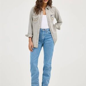 Wrangler Light Blue Women's Straight Leg Jeans
